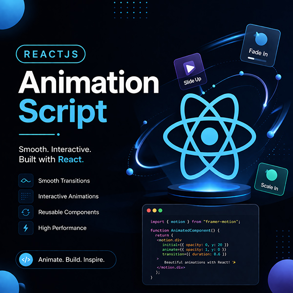 ReactJS Animation Script